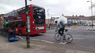 NICE B5LH Stagecoach London Bus Route 136  13098 BL65OYU  Volvo B5LH ADL Enviro 400MMC Hybrid [upl. by Enened]