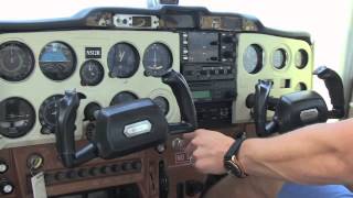 Cessna Runup  MzeroAcom Flight Training [upl. by Gayler]