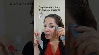 Galvánica Facial con el Tru Face Line Corrector belleza skincareantiage [upl. by Eidorb351]