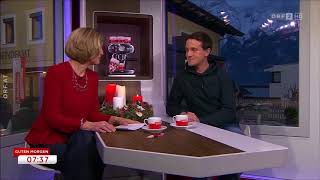 Tiroler Schauspieler Lucas Zolgar im ORF Interview mit Sabine Amhof [upl. by Stier]