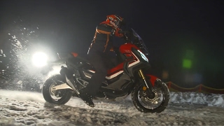 Honda XADV Marc Márquez experiences the XADV on the snow [upl. by Natam]