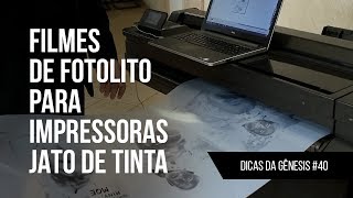 40  Filmes de fotolito para impressoras jato de tinta serigrafia  silk screen  estampas [upl. by Anihta]