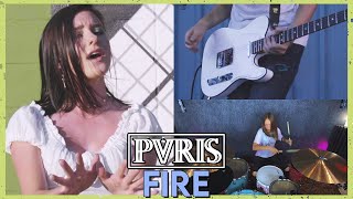 quotFirequot Pvris Cover by First to Eleven Feat krissdrummer [upl. by Islek211]