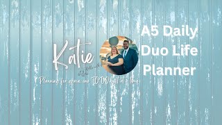 A5 Erin Condren Daily Duo Plan With Me for August 1218 [upl. by Nahtaoj472]