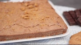 Brownie au chocolat et aux spéculoos [upl. by Ilatfen]