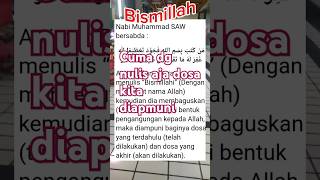 Menulis lafad Bismillah [upl. by Rimahs]