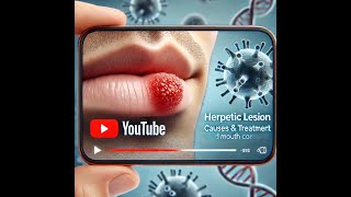 why a person get recurrent herpetic lesion around mouth corner [upl. by Airpac13]