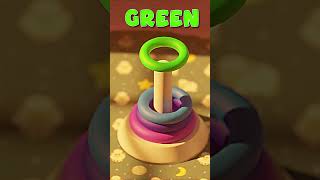 Learn colours with rings kids childrenfun learningshapes colorfullearning nurseryrhymes [upl. by Daffodil718]