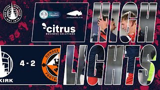 Falkirk 42 Dundee United  Highlights  SPFL Trust Trophy [upl. by Aicillyhp187]