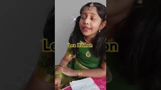 Tamizhukum Amuthendru per Lea Hilmon  Tamil New year song singinglife tamilsong tamilshorts [upl. by Halfdan857]