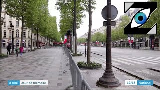 Zap Actu Commémorations du 8 mai  Les Champs Elysées quasivides R Bachelot se lâche 090523 [upl. by Hodge518]