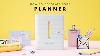 How to Decorate your Planner amp Write More Letters [upl. by Ahtnamys]