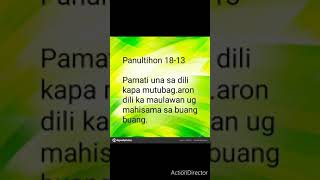 Bible verse bisaya version [upl. by Yztim208]