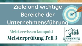 Meisterprüfung Teil 3  Tipp für die Prüfung  Wichtige Bereiche  Meisterwissen kompakt 3 [upl. by Lenahc]