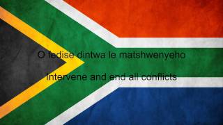 South Africa National Anthem English lyrics [upl. by Alyse]