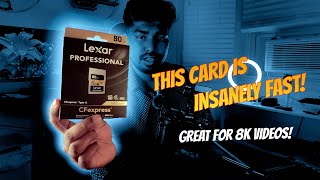 Lexar Professional CFexpress Type A Gold Series Memory Card  80GB  8K Videos  900MBs Read Speed [upl. by Gnas]