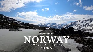 mototrip to Norway 2023  full story [upl. by Shivers316]