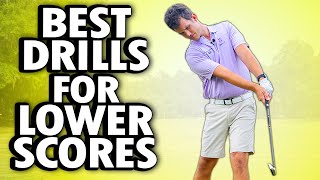 Best Golf Swing Drills to Shoot Lower Scores amp Slash Your Handicap in Half Compilation [upl. by Ecyned]