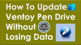 How To Update Ventoy Pen Drive Without Losing Data [upl. by Ailito415]