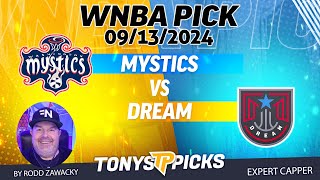 Washington Mystics vs Atlanta Dream 91324 WNBA Picks amp Predictions by Rodd Zawacky [upl. by Eidda]