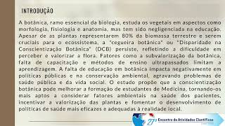 27° Encontro de Atividades Científicas  Saúde ambiental A percepção do ambiente pelos estudantes [upl. by Falito]