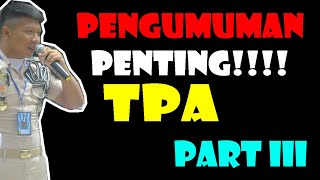 INFORMASI BAGAIMANA TATA PELAKSANAAN TPA  SIPENCATAR 2019 [upl. by Notniuq674]