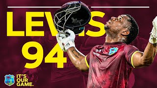 Explosive Innings 💥  Every Ball Of Evin Lewis 94 From 69 Balls 😮‍💨  West Indies v England [upl. by Atinel]