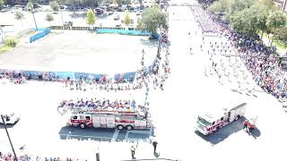 UF Homecoming Parade 10722  Above NW 13th amp University Ave by Drone [upl. by Hesky815]