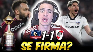 RIVER NO AGUANTÓ EN CHILE Y COLO COLO LE EMPATÓ LA SERIE SE DEFINE EN EL MONUMENTAL SIN PAULO DÍAZ [upl. by Rustice]