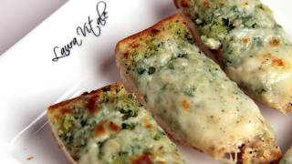 Cheesy Garlic Bread Recipe  Laura Vitale  Laura in the Kitchen Episode 288 [upl. by Aleak]