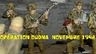 Guerre en Tunisie Oudna Novembre1942 Seconde guerre mondiale Stopmotion Airfix 132 Heller 135 [upl. by Ume]