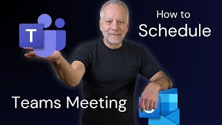 How to Schedule a Teams Meeting in Outlook  Microsoft 365 [upl. by Madian]