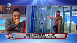 WOWBIZ 03102017 Andreea Mantea la lasat pe Victor in chiloti O farsa de zile mari Partea III [upl. by Nahn548]