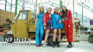 INFINITY  NEVER EVER ♾️ OFFICIAL MUSIC VIDEO  JUNIOR SONGFESTIVAL 2022 🇳🇱 [upl. by Cortney]