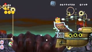 Newer Super Mario Bros Wii  World 8Final Bowsers Keep [upl. by Nikki]