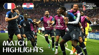 2018 WORLD CUP FINAL France 42 Croatia [upl. by Ettegroeg]