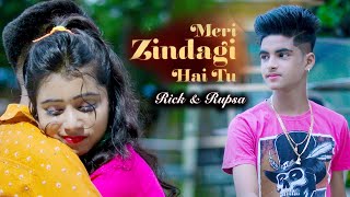 Meri Zindagi Hai Tu❤️🥀Hindi New Song💕Jubin Nautiyal🌸Rick Rupsa❤️Cute Love Story💃Ujjal Dance Group [upl. by Eendys812]