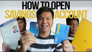 HOW TO OPEN SAVINGS ACCOUNTTRAD amp DIGITAL BANKING  BDO  METROBANK  SECURITY BANK  DEBIT CARD [upl. by Rickard]