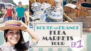 Episode 1  FLEA MARKETS TOUR in the South of FRANCE [upl. by Anesuza525]