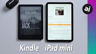 Kindle Paperwhite 2021 VS New iPad mini 6 eReader SHOWDOWN [upl. by Ynattirb]