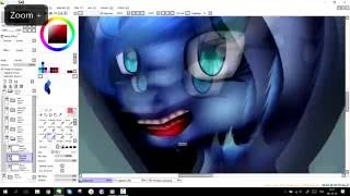 Lunas Future  MLP Speedpaint [upl. by Fredia683]