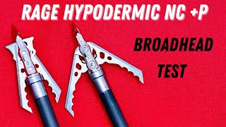 RAGE HYPODERMIC NC P 125 gr Broadhead Test [upl. by Atalanti608]