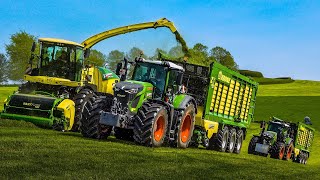 Two New Fendt 930 Gen 6  New Krone BIG X 630  XSchoonbroodt  Gras 2021  Grasernte  Silage 2021 [upl. by Glinys]