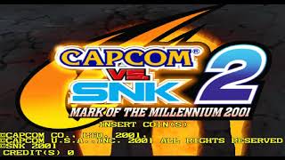 Real Eyes Training Stage  Capcom VS SNK 2 Mark Of The Millennium 2001 Music Extended [upl. by Llenil]