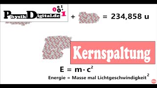 Kernspaltung und Kernenergie  einfach und anschaulich erklärt [upl. by Eeniffar]