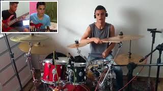 Agora Vai Sentar Xand Avião  Drum Bass e Guitar Cover [upl. by Magel]