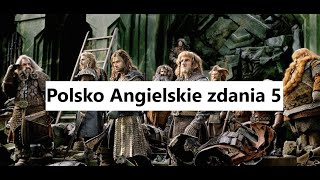 Polsko Angielskie zdania 5 hobbit [upl. by Retrak]