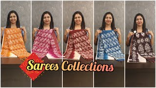 ₹ 1000 RANGE 😲😍  DOUBLE SHADED SAREES  SEMI TUSSAR👌🤩  𝐆𝐋𝐈𝐓𝐙𝐈𝐍𝐃𝐈𝐀 FASHION [upl. by Alcine]