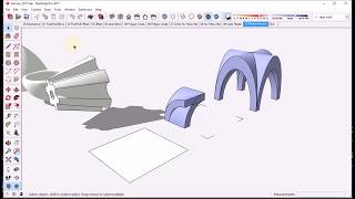 Sketchup 2017 Vormen  Vorm 12 [upl. by Assyle]