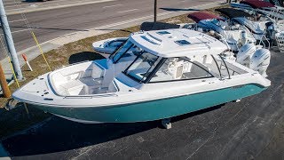 Everglades Boats A Virtual Tour of the 2019 340 Dual Console [upl. by Notled]